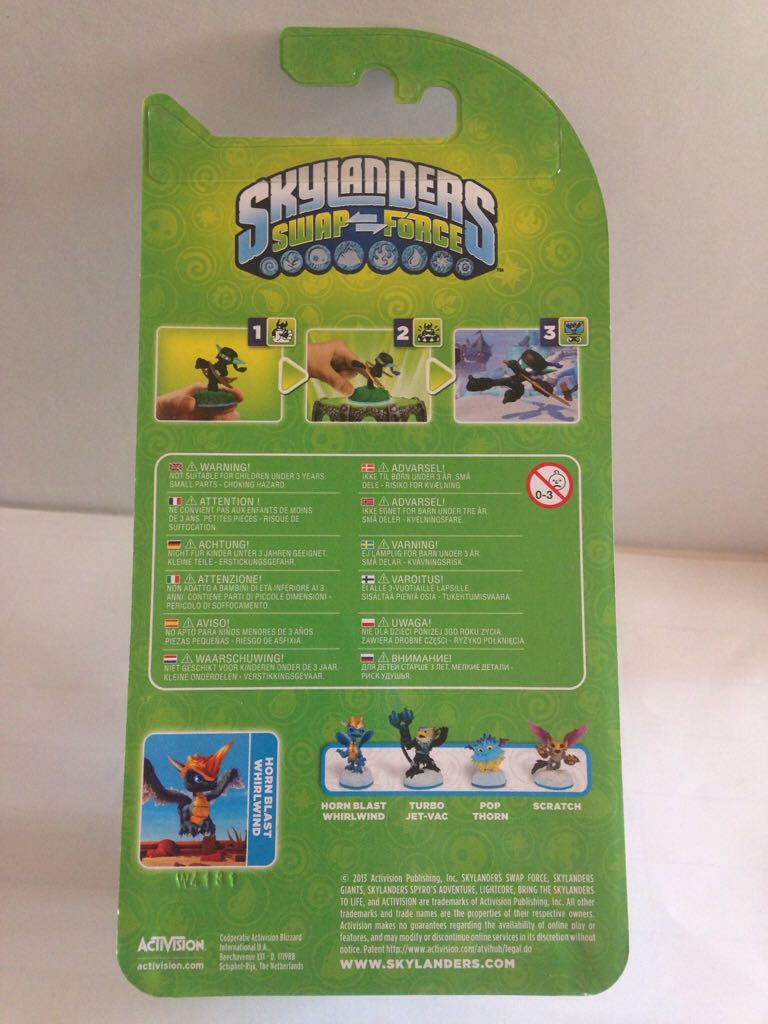 Skylanders Swap Force Horn Blast Wirlwind  action figure collectible [Barcode 5030917131073] - Main Image 2