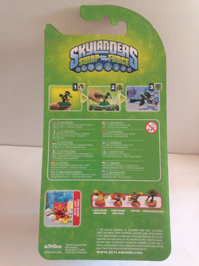 Skylanders Swap Force Fire Bone Hot Dog  action figure collectible [Barcode 5030917131080] - Main Image 2
