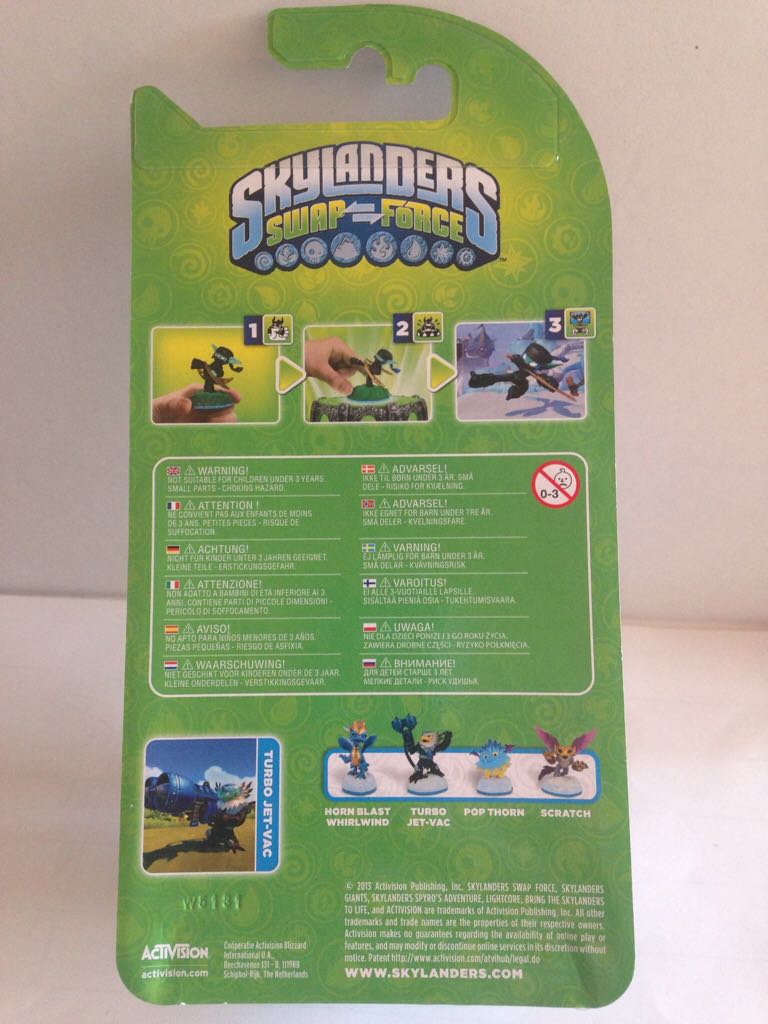 Skylanders Swap Force Turbo Jet-Vac  action figure collectible [Barcode 5030917131097] - Main Image 2