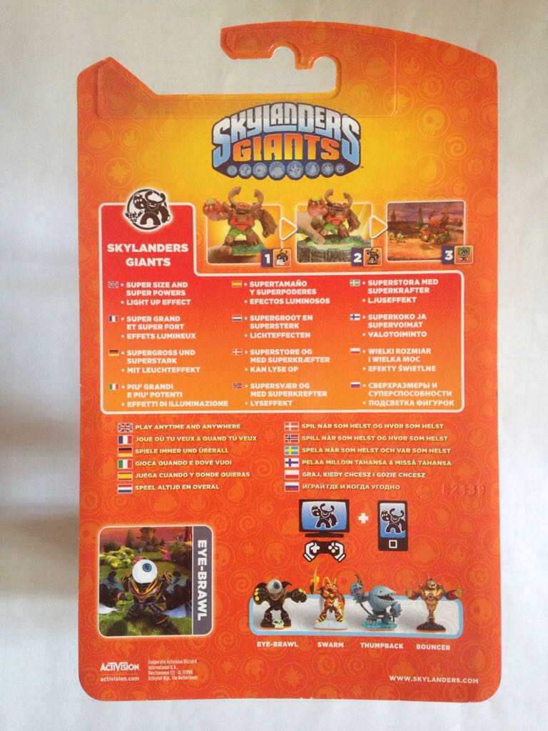 Skylanders Giants Eye-Brawl  action figure collectible [Barcode 5030917133343] - Main Image 2