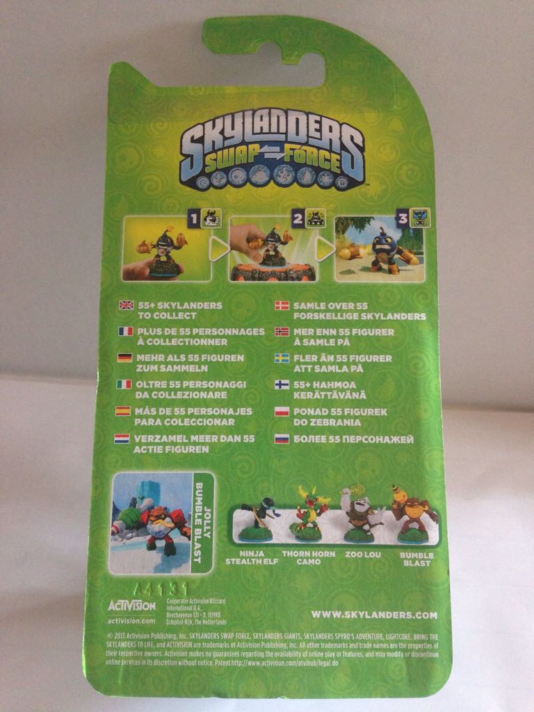 Skylanders Swap Force Jolly Bumble Blast  action figure collectible [Barcode 5030917137631] - Main Image 2