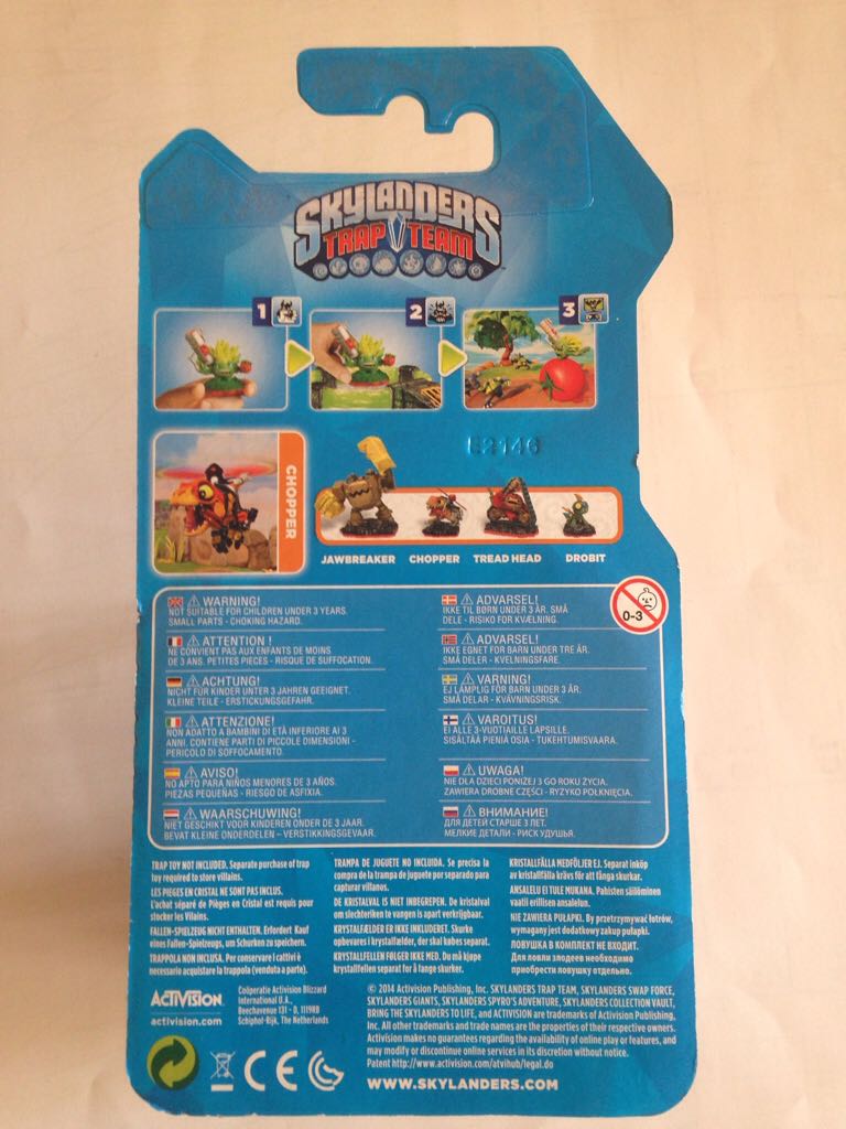 Trap Team Skylanders Chopper  action figure collectible [Barcode 5030917143601] - Main Image 2