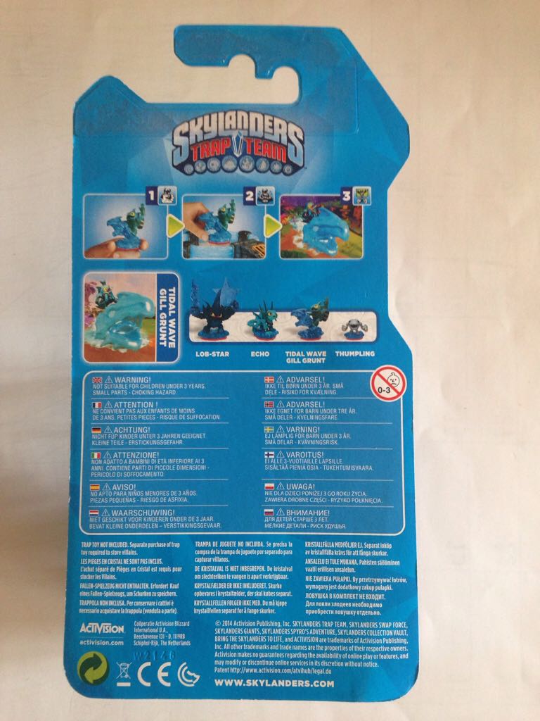 Tidal Wave Gill Grunt (Series 4)  - Activision (Skylanders - Trap Team) action figure collectible [Barcode 5030917143953] - Main Image 2