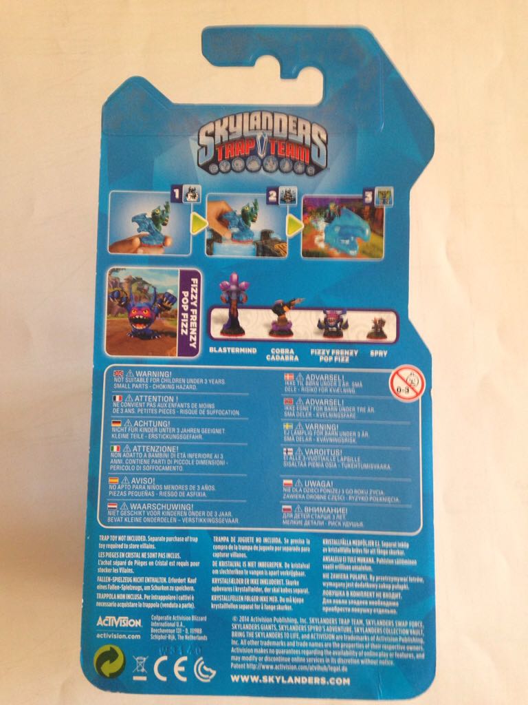 *FIZZY FRENZY POP FIZZ* - Mega Bloks (Skylanders Swap Force Mega Bloks Sets) action figure collectible [Barcode 5030917143984] - Main Image 2
