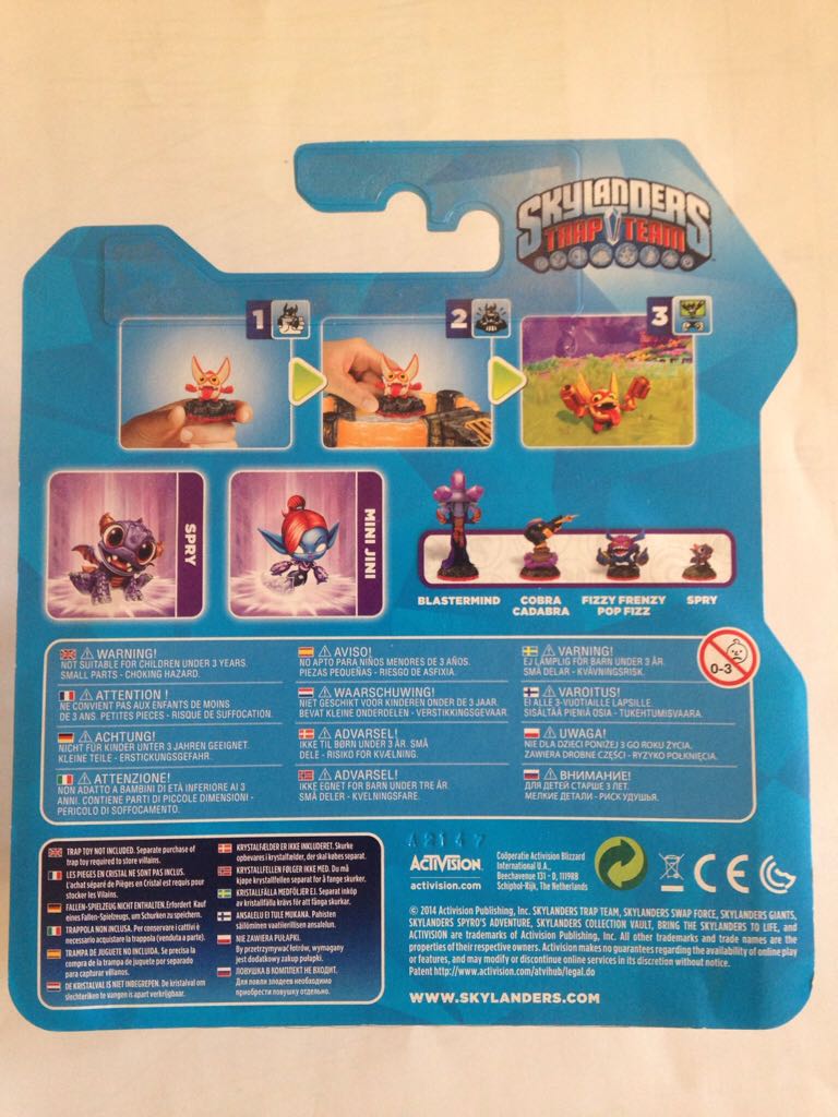 Mini Jini - Activison Publishing, Inc. (Skylanders Trap Team) action figure collectible [Barcode 5030917144028] - Main Image 2