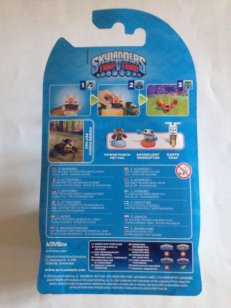 Pet Vac (mini, Power Punch) - Activison Publishing, Inc. (Toys To Life) action figure collectible [Barcode 5030917144097] - Main Image 2