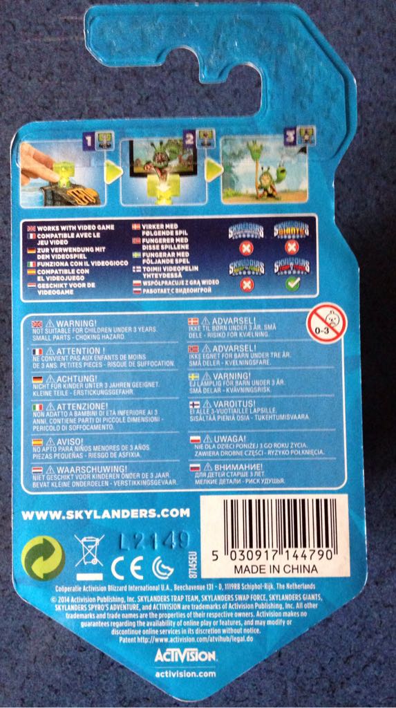 Skylanders Trap Team Crystal Trap - Undead - Skull - Activision action figure collectible [Barcode 5030917144790] - Main Image 2