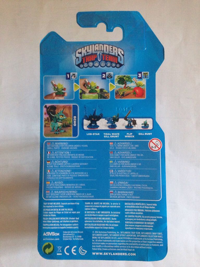 VORVERKAUF / Skylanders Trap Team Single Charakter W4.0 - ECHO - NEU & OVP - Activision (Skylanders: Trap Team) action figure collectible [Barcode 5030917144974] - Main Image 2