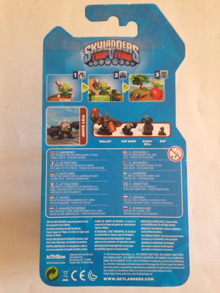 Skylanders Trap Team Figure Fist Bump Knock Knock Too Late With 1 Webcode - Activision (Skylanders: Trap Team) action figure collectible [Barcode 5030917144981] - Main Image 2