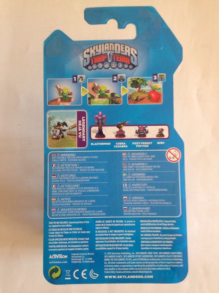 Skylanders Trap Team Exklusive Single Charakter FigurLEGENDARY DÃJÃ VU  action figure collectible [Barcode 5030917147487] - Main Image 2