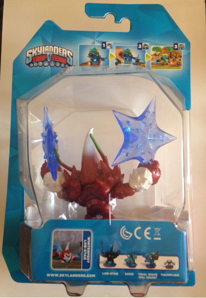 *WINTERFEST LOBSTAR* SKYLANDERS TRAP TEAM **TRAPMASTER** FIGURE  action figure collectible [Barcode 5030917149924] - Main Image 2