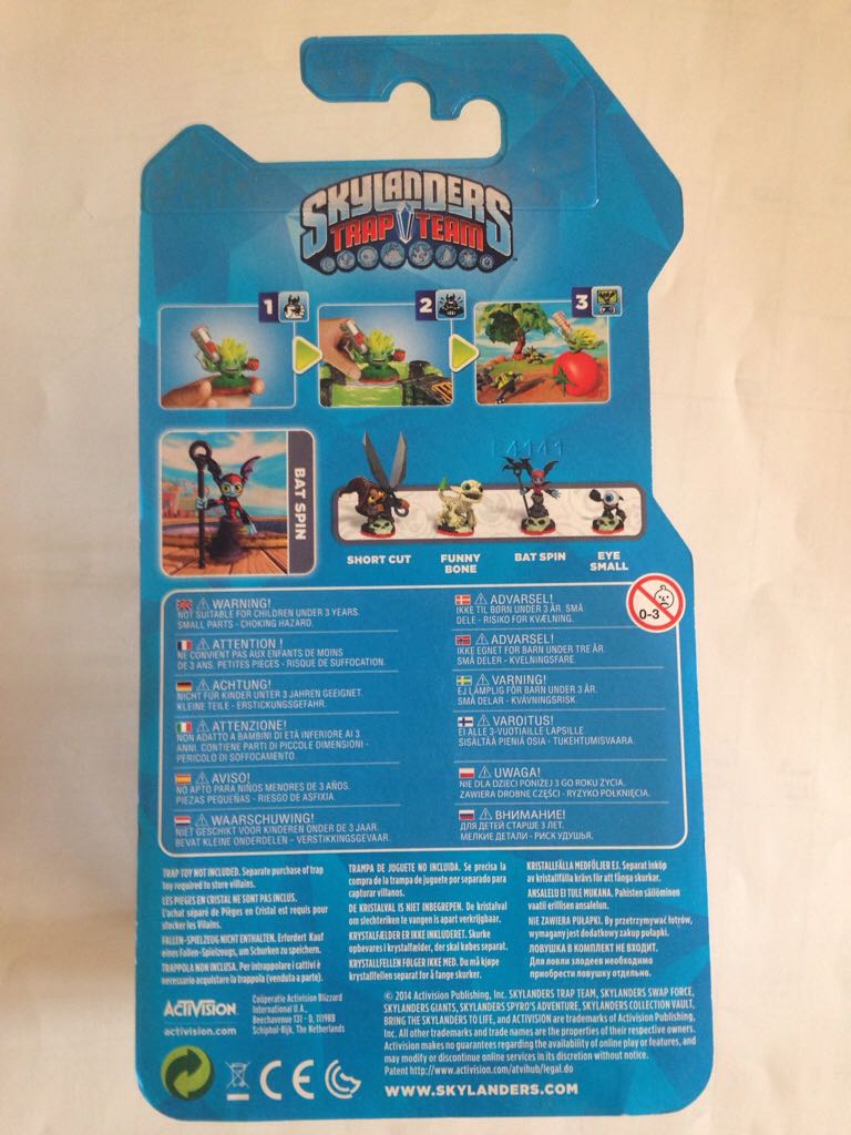 Trap Team Skylanders Bat Spin  action figure collectible [Barcode 5030917153815] - Main Image 2