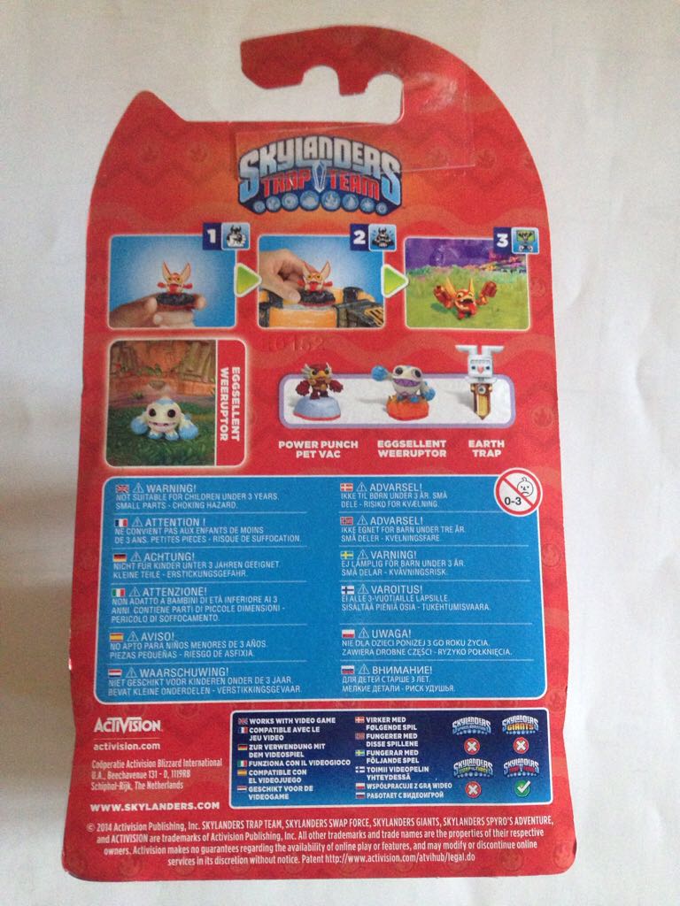 Skylanders Trap Team - Eggsellent Weeruptor - Activision (Skylanders: Trap Team) action figure collectible [Barcode 5030917154126] - Main Image 2