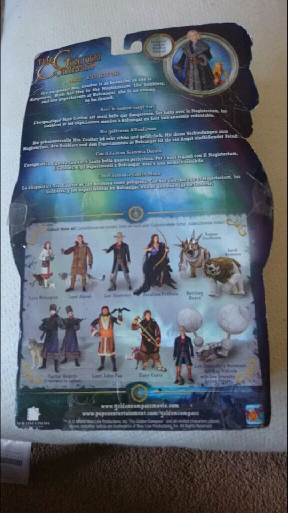 The Golden Compass Mrs Coulter With Monkey - popco action figure collectible [Barcode 5055201900005] - Main Image 2