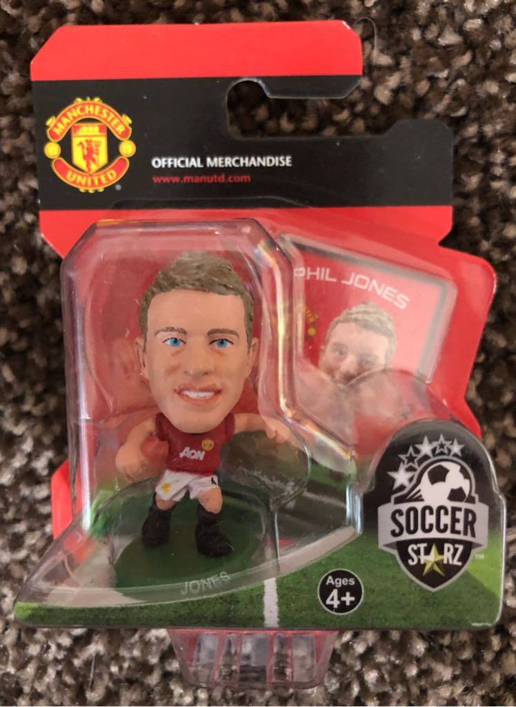SoccerStarz - Manchester United - Phil Jones - Creative Toys Company action figure collectible [Barcode 5060220220645] - Main Image 2