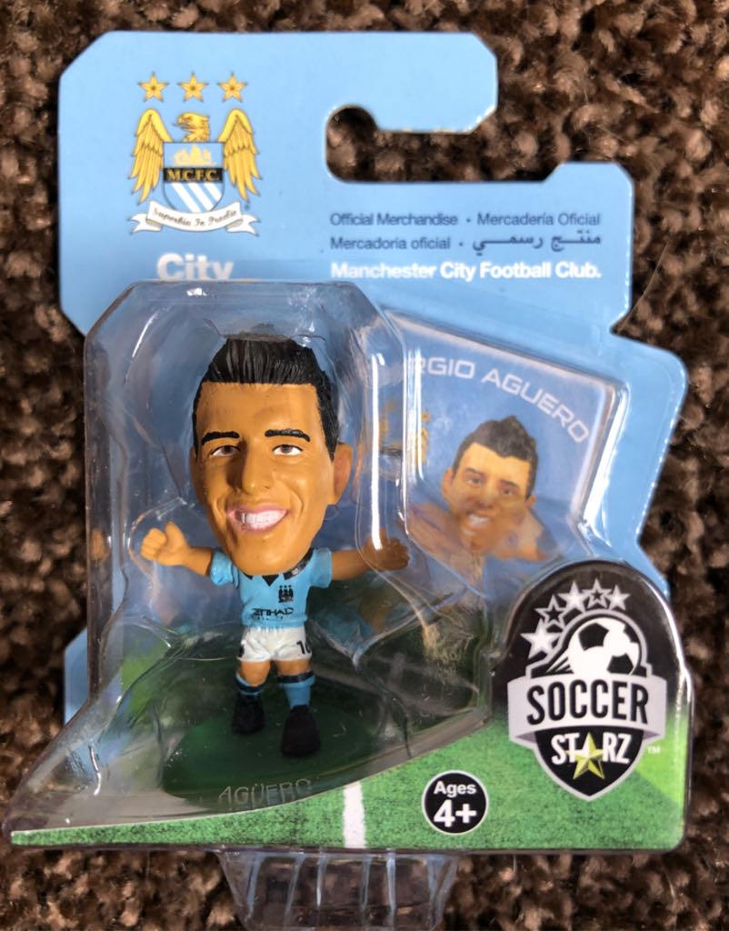 SoccerStarz - Manchester City - Sergio Aguero - Creative Toys Company action figure collectible [Barcode 5060220221055] - Main Image 2