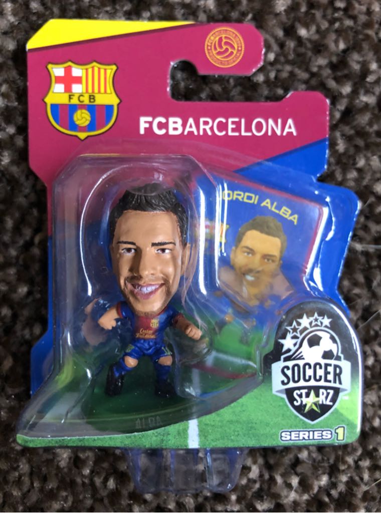 SoccerStarz - Barcelona - Jordi Alba - Creative Toys Company action figure collectible [Barcode 5060220221505] - Main Image 2