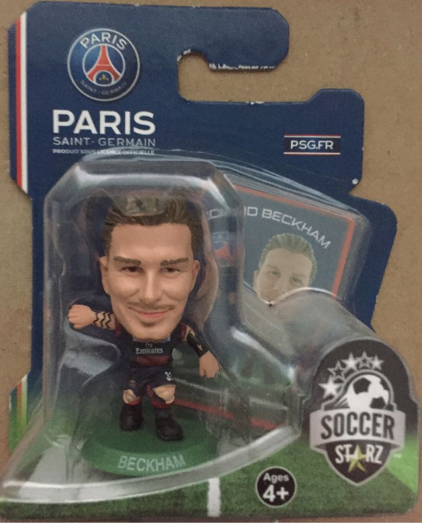 SoccerStarz - Paris St Germain - David Beckham - Creative Toys Company action figure collectible [Barcode 5060220223639] - Main Image 2