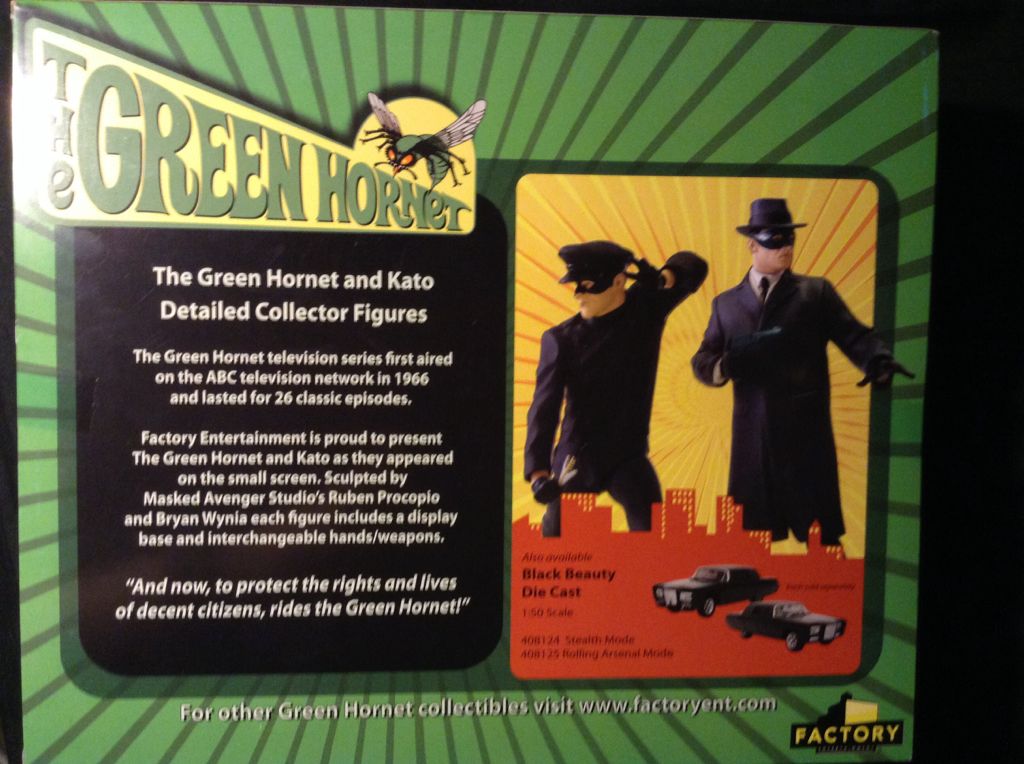 Green Hornet And Kato, The By Factory  - Factory (The Green Hornet) action figure collectible [Barcode 5060224080351] - Main Image 2