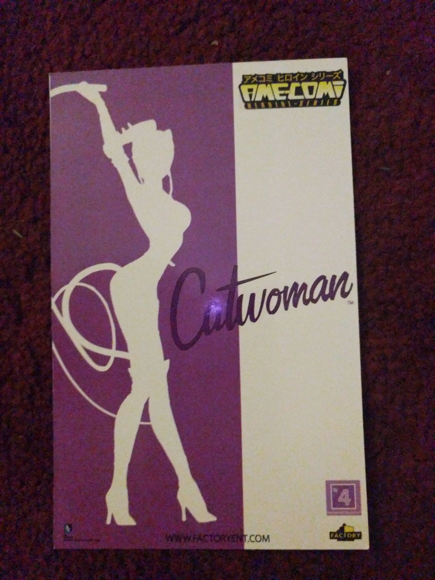 Batman: Catwoman Ame-Comi Statue - Factory Entertainment (DC Comics) action figure collectible [Barcode 5060224083338] - Main Image 2