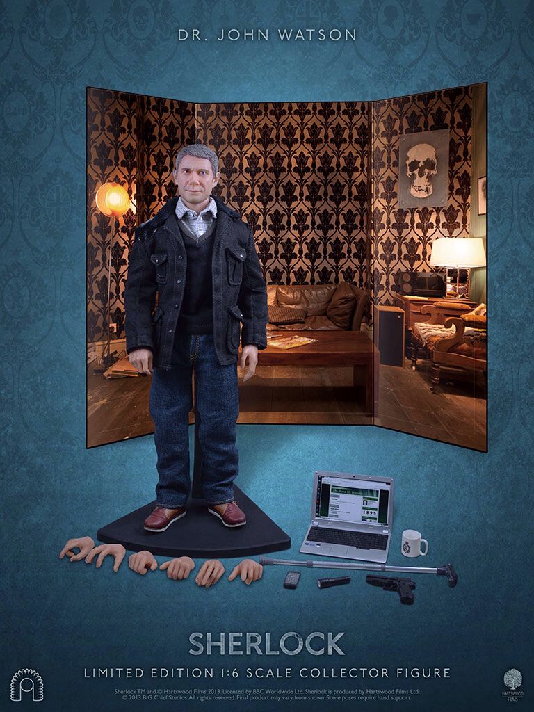 Sherlock Dr. John Watson - Big Chief (Limited Edition) action figure collectible [Barcode 5060290150163] - Main Image 2