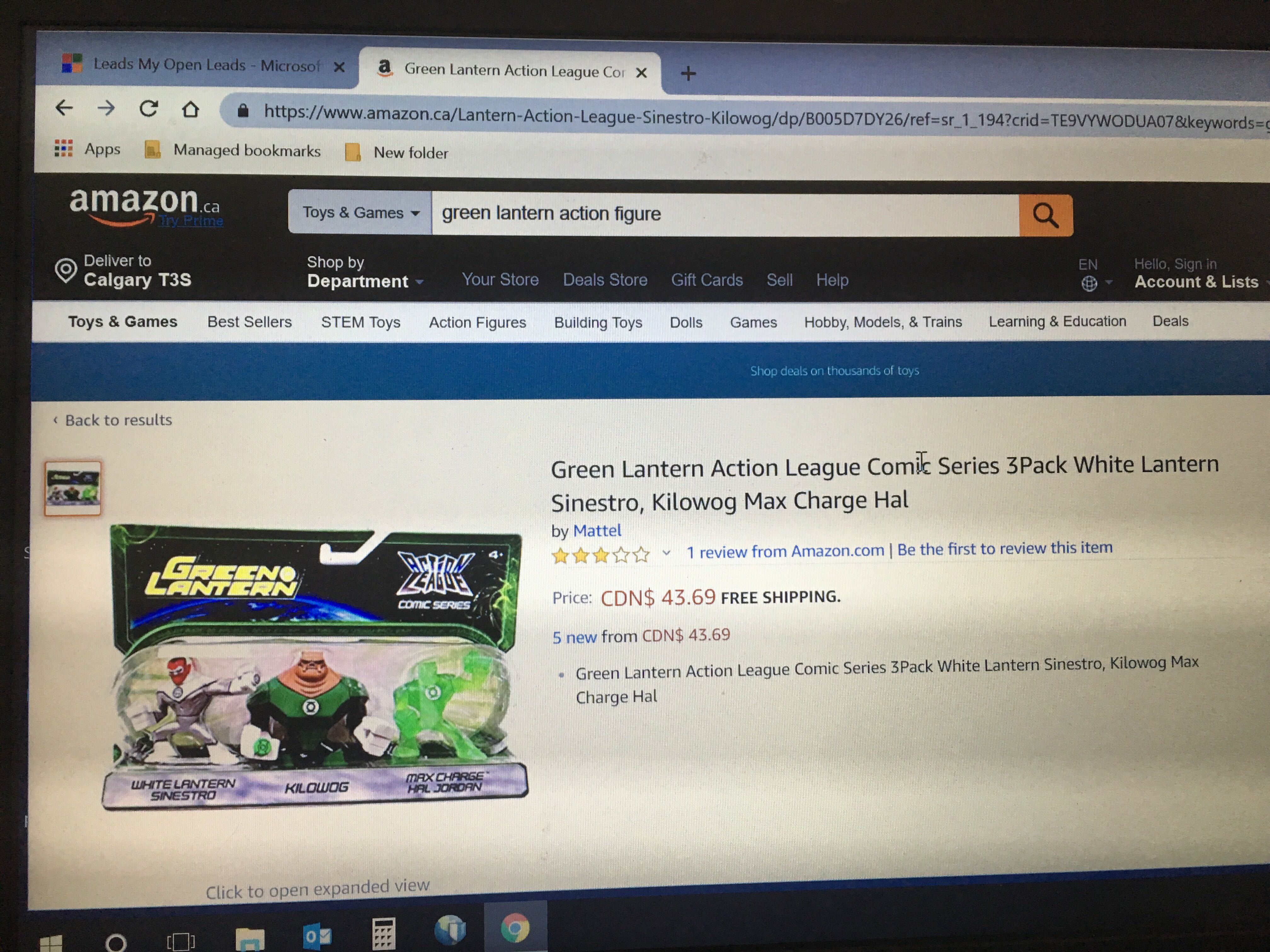 Green Lantern Action League 3-Pack 1 - Mattel (Green Lantern) action figure collectible [Barcode 5170117013776] - Main Image 2