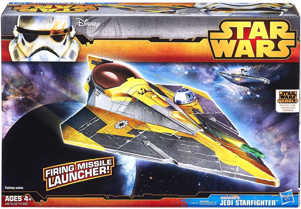Jedi Starfighter (Anakin’s) - Hasbro (Star Wars Rebels Vehicles) action figure collectible - Main Image 2