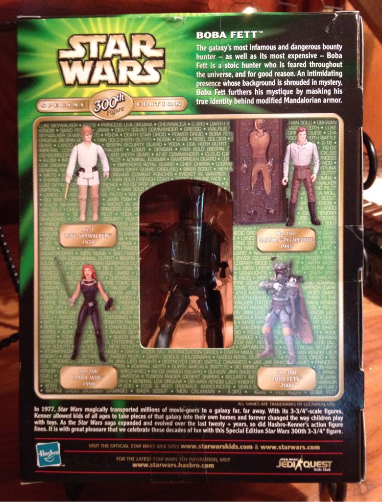Boba Fett (300th Figure) POTJ - Hasbro (Star Wars Episode V: The Empire Strikes Back) action figure collectible [Barcode 5466118845660] - Main Image 2
