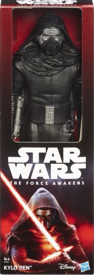 12” Kylo Ren w/ Hood Up - Hasbro (Star Wars: The Force Awakens) action figure collectible [Barcode 55887588] - Main Image 1