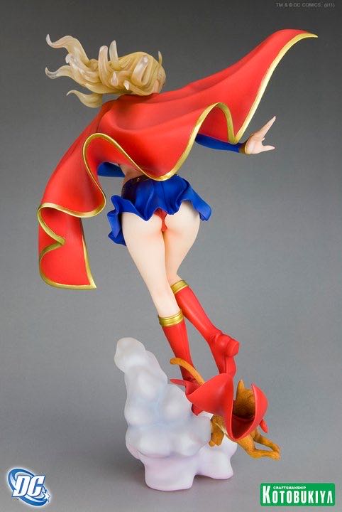 Supergirl & Streaky - Kotobukiya (Dc Comics Bishoujo Statue) action figure collectible [Barcode 603259014103] - Main Image 4