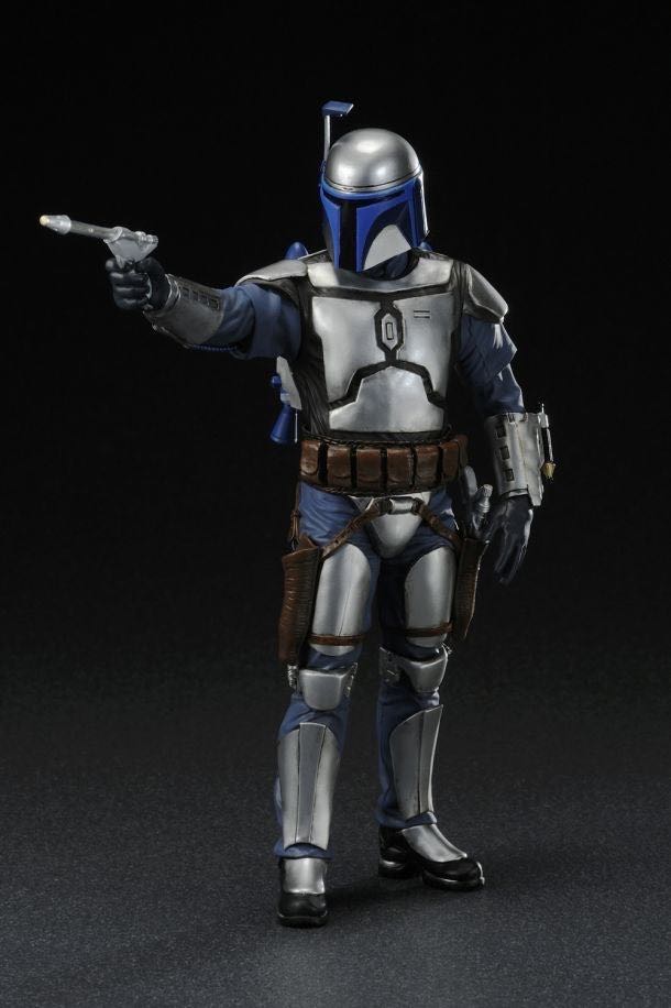 SW ArtFX+ Jango Fett (Attack Of The Clones) - Kotobukiya (Star Wars) action figure collectible [Barcode 603259028278] - Main Image 4