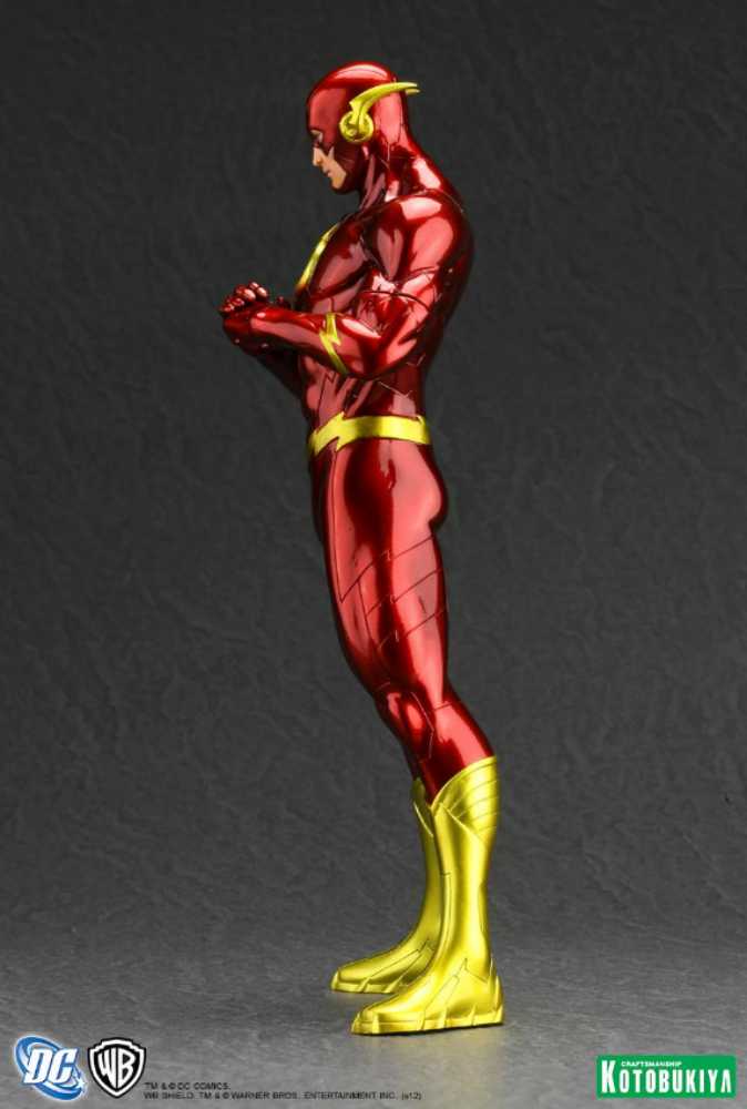 Kotobukiya ARTFX+ Justice League The New 52: Flash 1/10 Scale Statue - Kotobukiya (Justice League: The New 52) action figure collectible [Barcode 603259028292] - Main Image 2