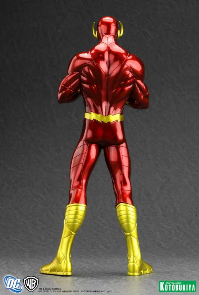 Kotobukiya ARTFX+ Justice League The New 52: Flash 1/10 Scale Statue - Kotobukiya (Justice League: The New 52) action figure collectible [Barcode 603259028292] - Main Image 4