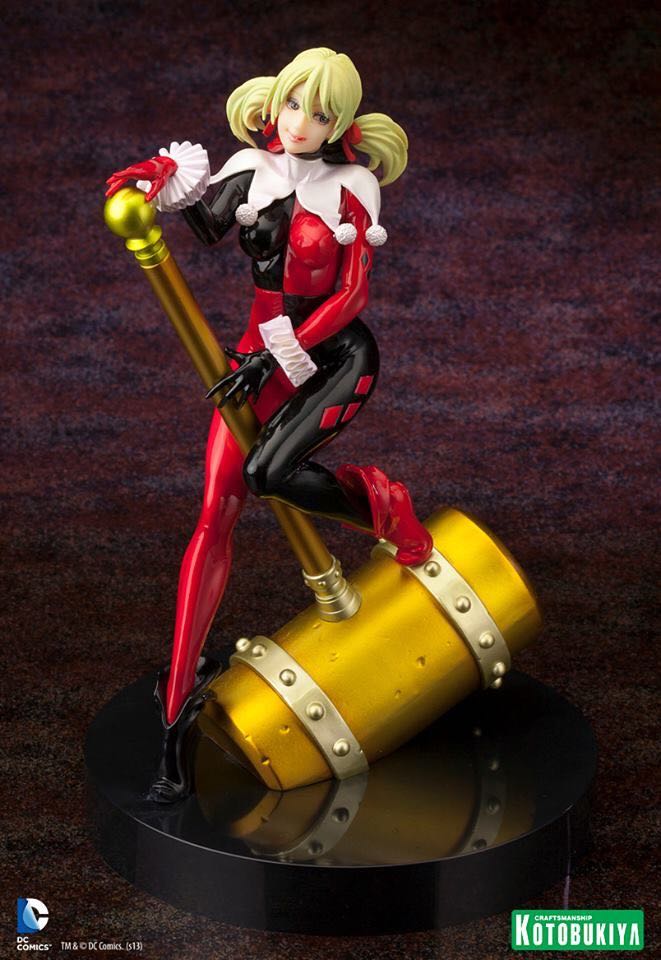 Harley Quinn Bishoujo (Unmasked) - Kotobukiya (DC Bishoujo) action figure collectible [Barcode 603259040898] - Main Image 2