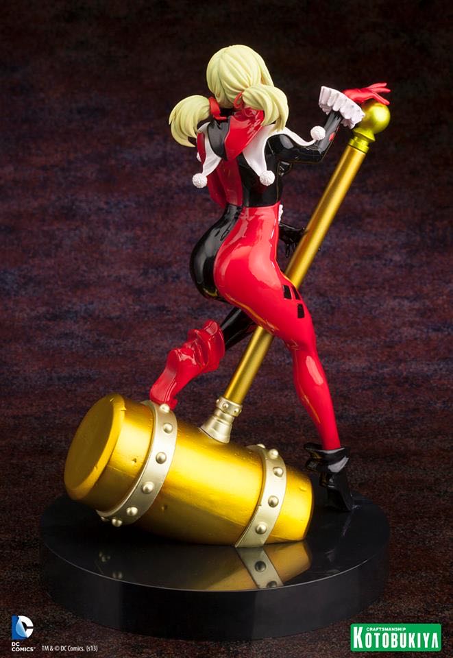 Harley Quinn Bishoujo (Unmasked) - Kotobukiya (DC Bishoujo) action figure collectible [Barcode 603259040898] - Main Image 3