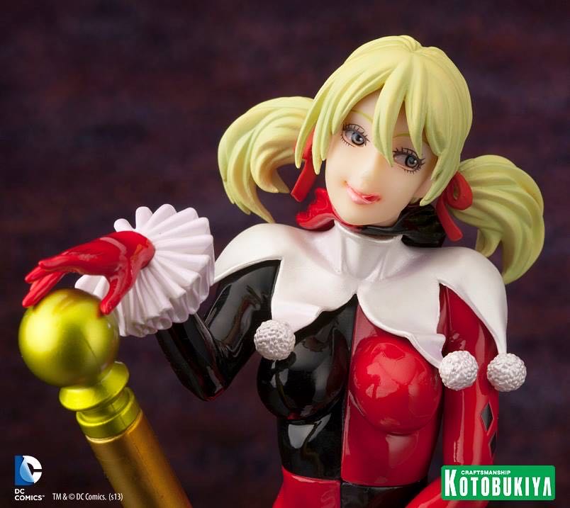 Harley Quinn Bishoujo (Unmasked) - Kotobukiya (DC Bishoujo) action figure collectible [Barcode 603259040898] - Main Image 4