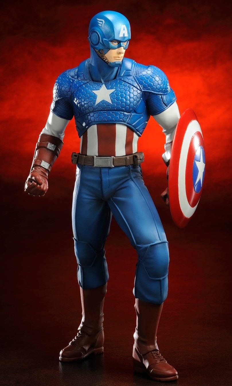 Marvel Now! Avengers: Captain America - Kotobukiya (ArtFX+) action figure collectible [Barcode 603259041710] - Main Image 3