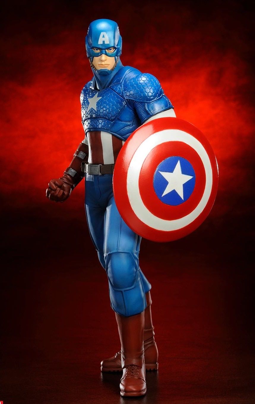 Marvel Now! Avengers: Captain America - Kotobukiya (ArtFX+) action figure collectible [Barcode 603259041710] - Main Image 4