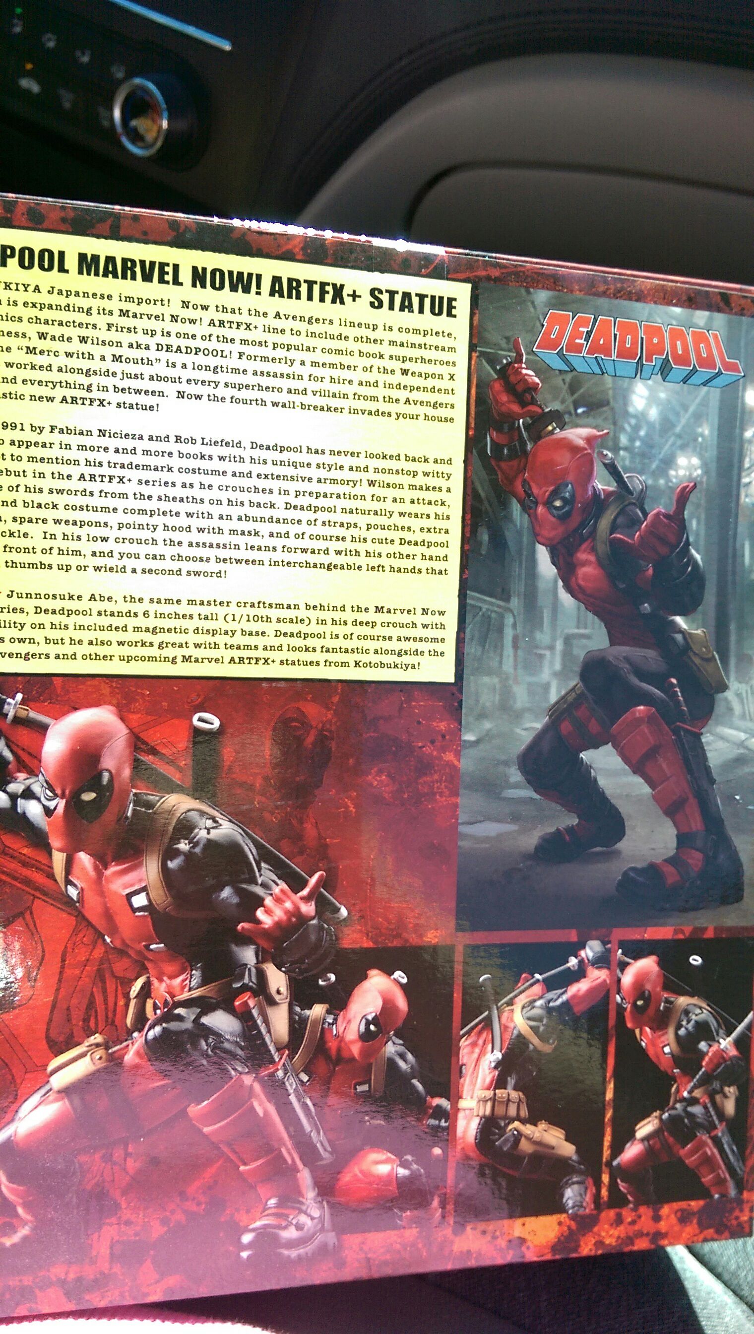 Deadpool - ArtFX Statue - Kotobukiya (ArtFX) action figure collectible [Barcode 603259046876] - Main Image 2