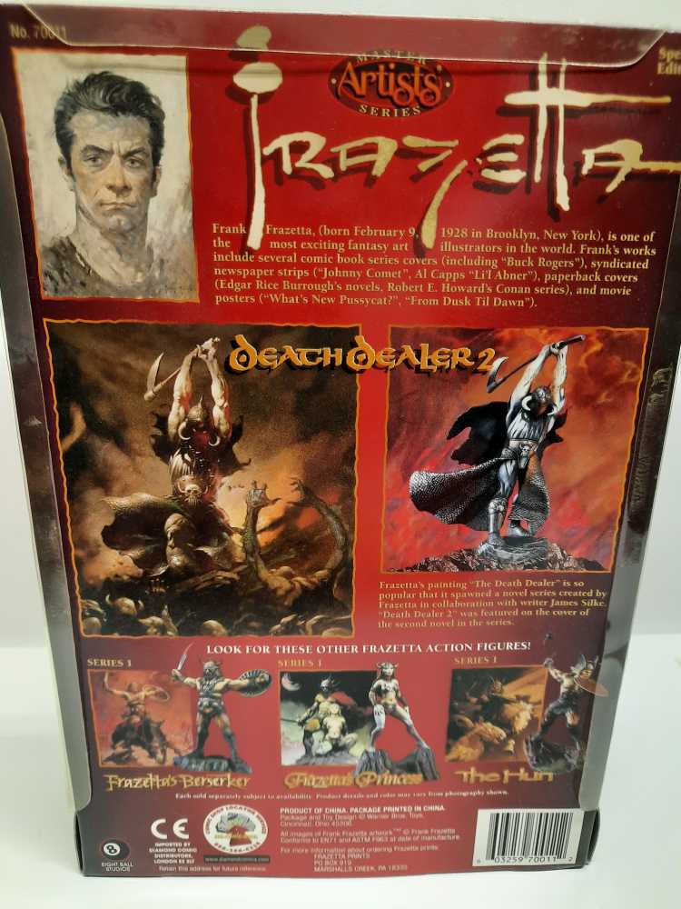 Death Dealer 2  (Master Artist: Frazetta: 12”) action figure collectible [Barcode 603259700112] - Main Image 2