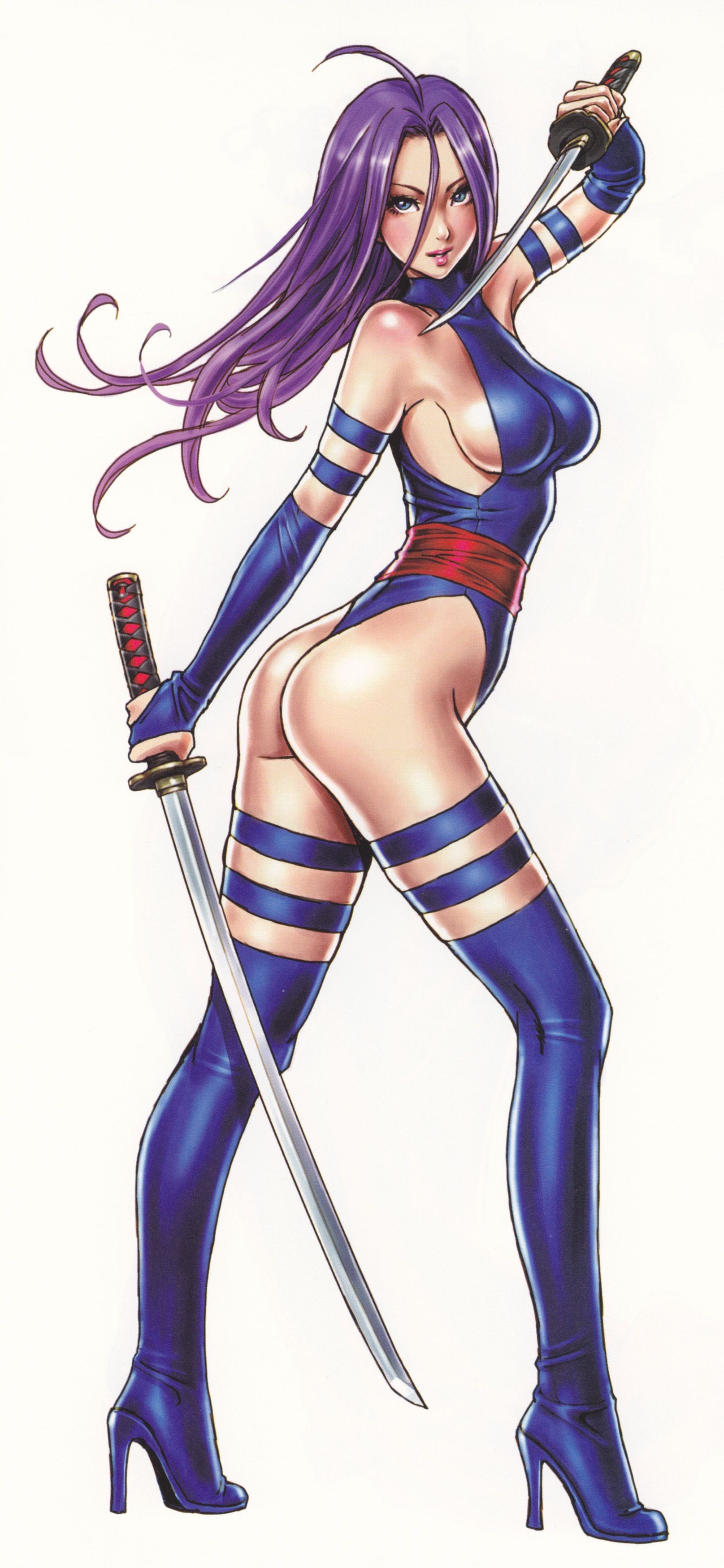 Psylocke Bishoujo - Kotobukyia (Marvel Bishoujo) action figure collectible [Barcode 603259999516] - Main Image 2
