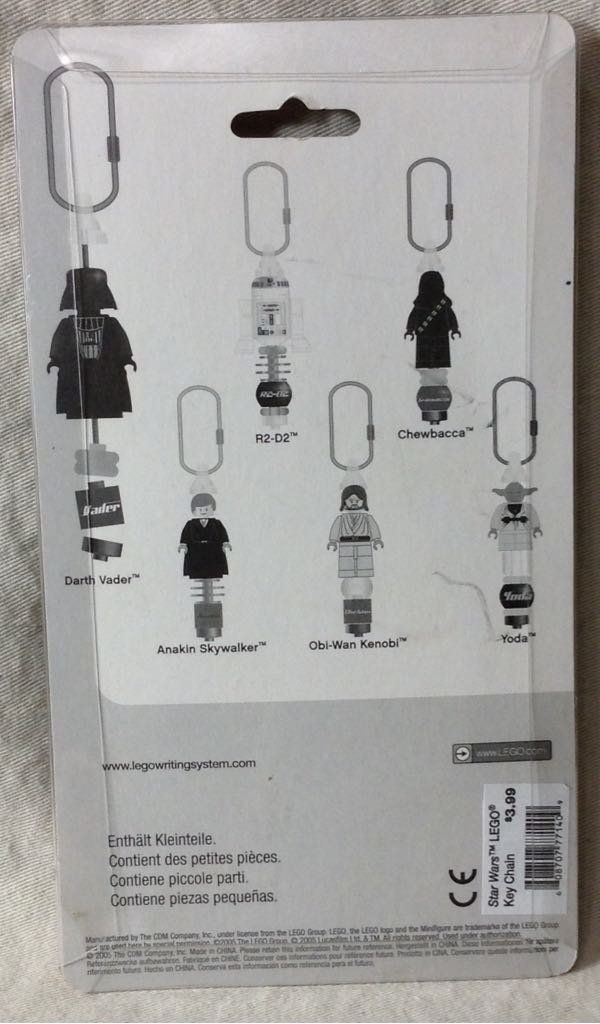 Lego Star Wars Chewbacca Keychain - The Cdm Company Under License From Lego (Lego World Of Star Wars) action figure collectible [Barcode 608707771409] - Main Image 2