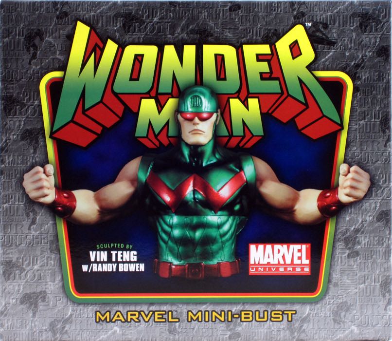 WONDER MAN Marvel Mini Bust - Bowen Designs action figure collectible [Barcode 610740030917] - Main Image 2