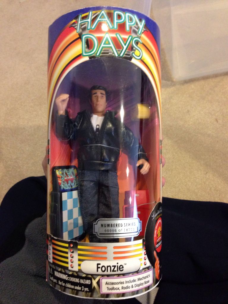 Fonzie - Exclusive Premiere (Happy Days) action figure collectible [Barcode 611385160007] - Main Image 1