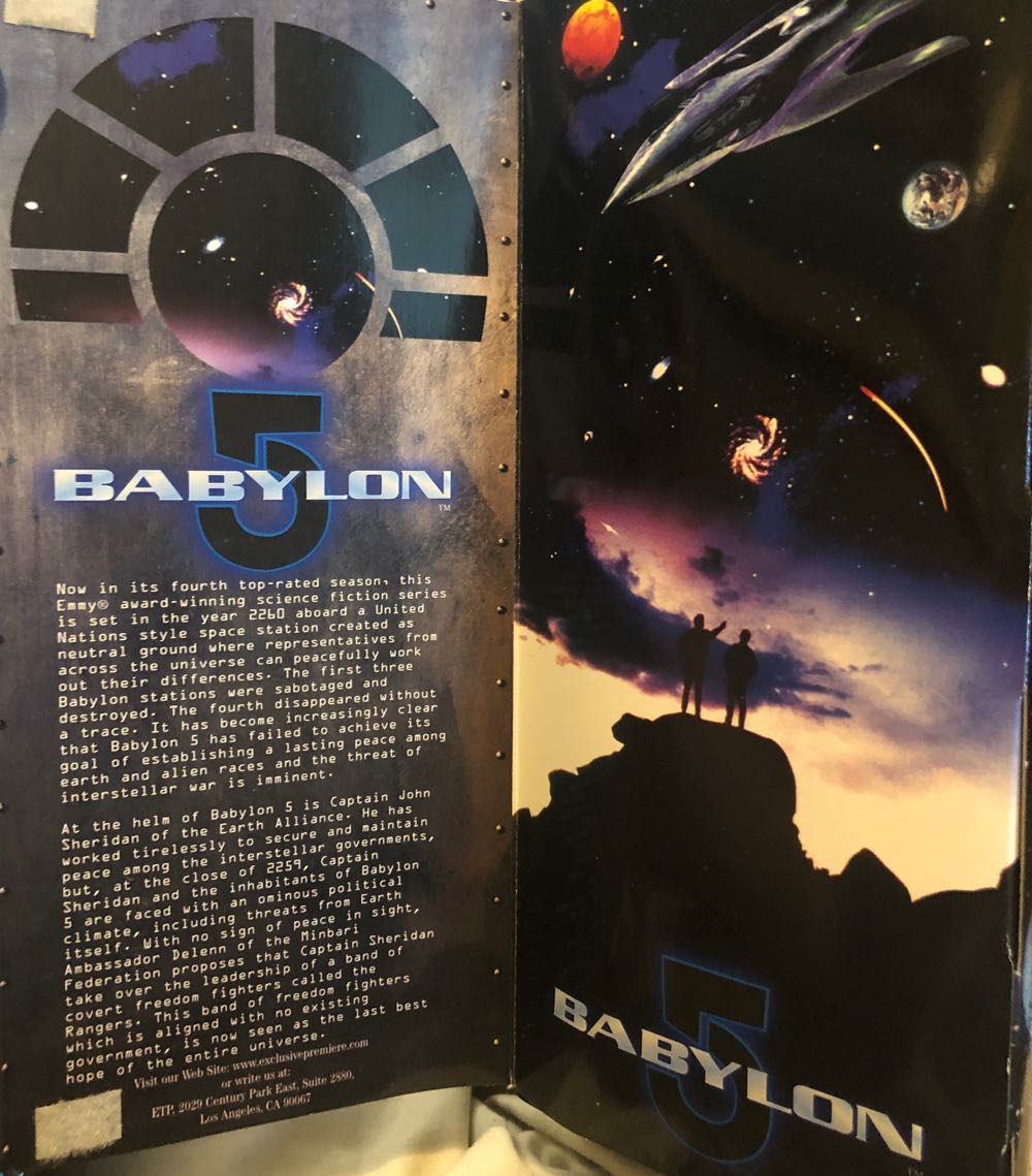 BABYLON 5 AMBASSADOR DELENN LIMITED COLLECTORS SERIES ACTION FIGURE NRFB - Exclusive Premiere (Babylon 5) action figure collectible [Barcode 611385200017] - Main Image 4