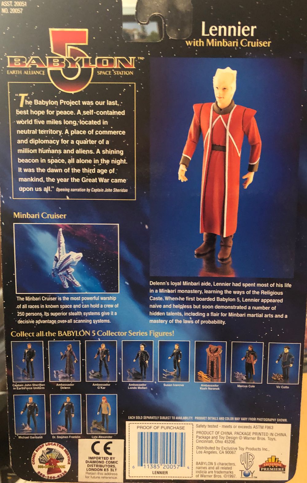 Lennier - Exclusive Premiere (Babylon 5) action figure collectible [Barcode 611385200574] - Main Image 2