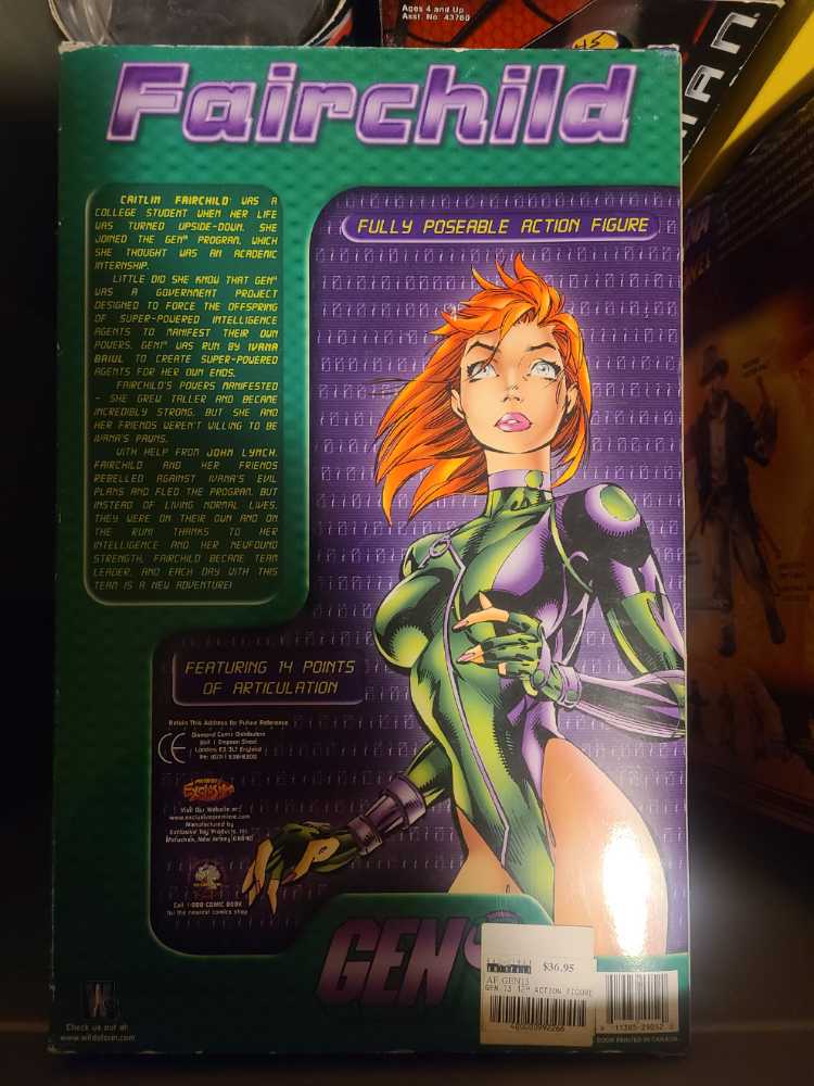 Previews Exclusive Fairchild - GEN 13 Series 1 Doll  (Wildstorm Comics) action figure collectible [Barcode 611385290520] - Main Image 2