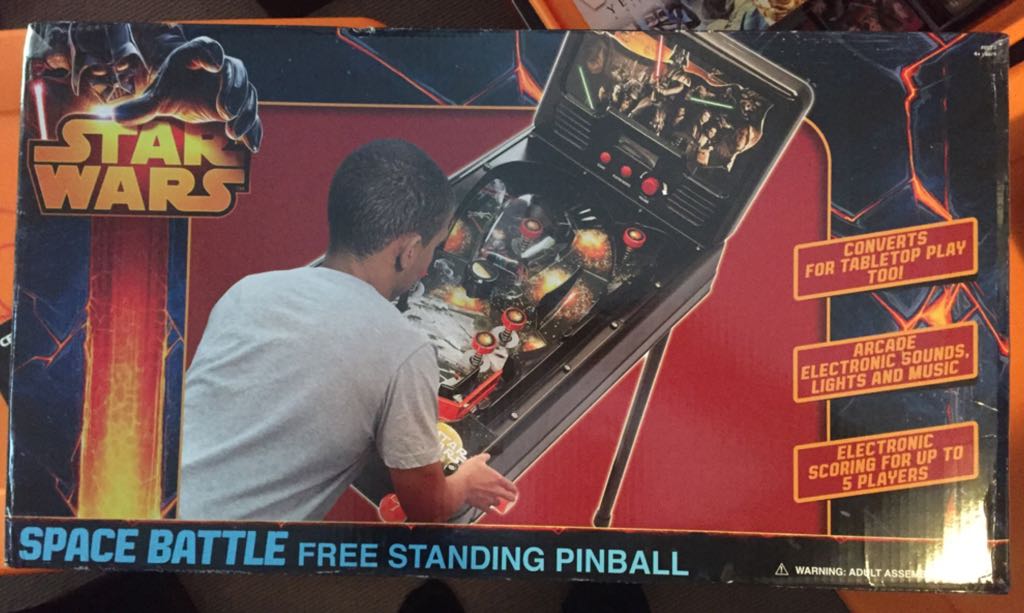 Star Wars Space Battle Freestanding Pinball Machine  (Games/electronics) action figure collectible [Barcode 614239085730] - Main Image 2