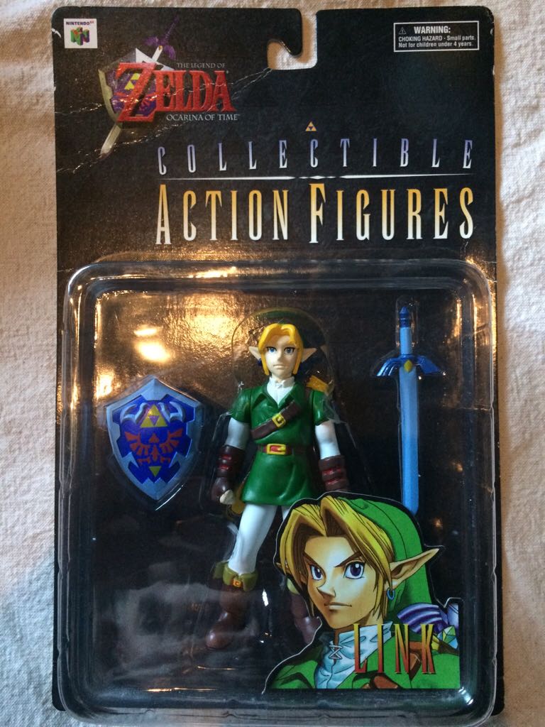 Legend Of Zelda Ocarina Of Time: Link  action figure collectible [Barcode 617885210044] - Main Image 1