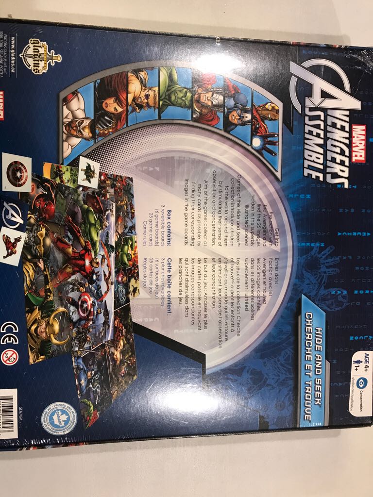 Avengers Assemble Hide And Seek  action figure collectible [Barcode 620373074943] - Main Image 2